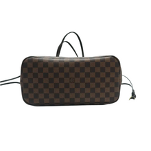 Load image into Gallery viewer, Louis Vuitton Neverfull Damier Ebene Canvas Shoulder Bag Brown