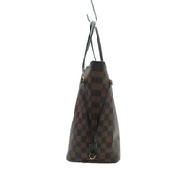 Load image into Gallery viewer, Louis Vuitton Neverfull Damier Ebene Canvas Shoulder Bag Brown