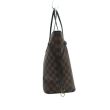 Load image into Gallery viewer, Louis Vuitton Neverfull Damier Ebene Canvas Shoulder Bag Brown