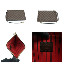 Load image into Gallery viewer, Louis Vuitton Neverfull Damier Ebene Canvas Shoulder Bag Brown