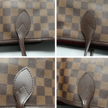 Load image into Gallery viewer, Louis Vuitton Neverfull GM Damier Ebene Canvas Shoulder Bag Brown