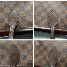 Load image into Gallery viewer, Louis Vuitton Neverfull GM W/P Damier Ebene Canvas Shoulder Bag Brown