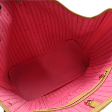 Load image into Gallery viewer, Louis Vuitton Neverfull Monogram Roses Canvas Shoulder Bag Brown