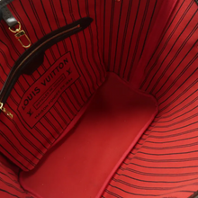 Load image into Gallery viewer, Louis Vuitton Neverfull Damier Ebene Canvas Shoulder Bag Brown