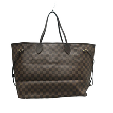Load image into Gallery viewer, Louis Vuitton Neverfull GM Damier Ebene Canvas Shoulder Bag Brown