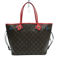 Load image into Gallery viewer, Louis Vuitton Neverfull W/P Monogram Canvas Shoulder Bag Brown