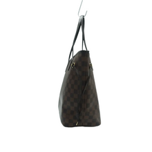 Load image into Gallery viewer, Louis Vuitton Neverfull Damier Ebene Canvas Shoulder Bag Brown