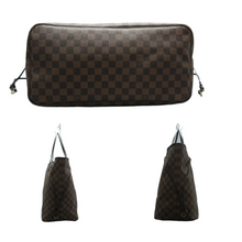 Load image into Gallery viewer, Louis Vuitton Neverfull GM W/P Damier Ebene Canvas Shoulder Bag Brown