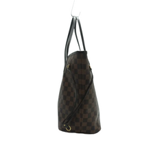 Load image into Gallery viewer, Louis Vuitton Neverfull Damier Ebene Canvas Shoulder Bag Brown