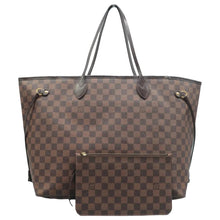 Load image into Gallery viewer, LOUIS VUITTON Neverfull GM Damier Ebene Canvas Shoulder Bag Brown