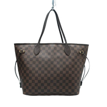 Load image into Gallery viewer, Louis Vuitton Neverfull Damier Ebene Canvas Shoulder Bag Brown