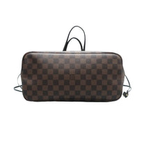 Load image into Gallery viewer, Louis Vuitton Neverfull Damier Ebene Canvas Shoulder Bag Brown