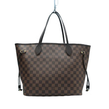 Load image into Gallery viewer, Louis Vuitton Neverfull MM Damier Ebene Canvas Shoulder Bag Brown