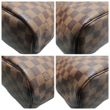 Load image into Gallery viewer, Louis Vuitton Neverfull MM Damier Ebene Canvas Shoulder Bag Brown