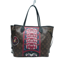 Load image into Gallery viewer, Louis Vuitton x Kansai Yamamoto Neverfull Monogram Canvas Shoulder Bag Brown