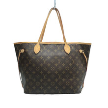 Load image into Gallery viewer, Louis Vuitton Neverfull MM Monogram Canvas Shoulder Bag Brown
