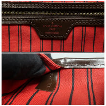 Load image into Gallery viewer, Louis Vuitton Neverfull MM Damier Ebene Canvas Shoulder Bag Brown