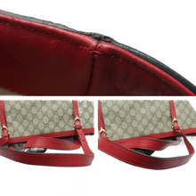 Load image into Gallery viewer, GUCCI Monogram Canvas Shoulder Bag Bicolor