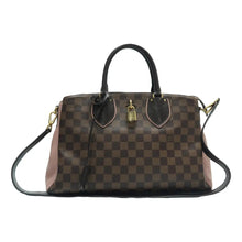 Load image into Gallery viewer, LOUIS VUITTON Normandy Damier Ebene Canvas Satchel Brown