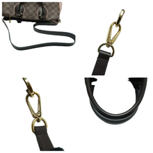 Load image into Gallery viewer, Louis Vuitton Damier Ebene Canvas Satchel Brown