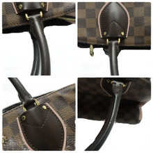Load image into Gallery viewer, Louis Vuitton Damier Ebene Canvas Satchel Brown