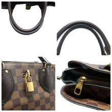 Load image into Gallery viewer, Louis Vuitton Normandy Damier Ebene Canvas Satchel Bag Brown