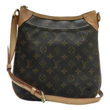 Load image into Gallery viewer, Louis Vuitton Odeon Canvas Shoulder Bag Brown