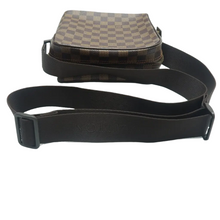 Load image into Gallery viewer, Louis Vuitton Olav Damier Ebene Canvas Shoulder Bag Brown