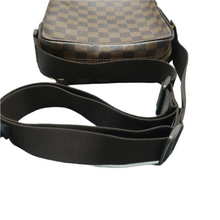 Load image into Gallery viewer, Louis Vuitton Olav Damier Ebene Canvas Shoulder Bag Brown