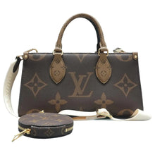 Load image into Gallery viewer, LOUIS VUITTON Onthego East West Monogram Canvas Satchel Bag Brown