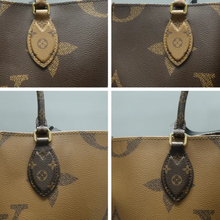 Load image into Gallery viewer, Louis Vuitton Onthego Monogram Canvas Satchel Bag Brown
