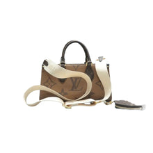 Load image into Gallery viewer, LOUIS VUITTON Onthego East West Monogram Canvas Satchel Bag Brown