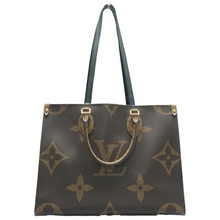 Load image into Gallery viewer, Louis Vuitton Onthego Monogram Canvas Satchel Bag Brown