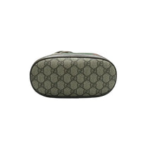 Load image into Gallery viewer, Gucci Web Mini Ophidia GG Supreme Monogram Bucket Bag Brown