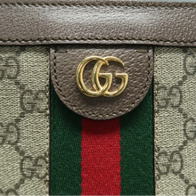 Load image into Gallery viewer, GUCCI Ophidia Chain Canvas Shoulder Bag Brown