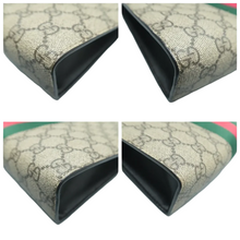 Load image into Gallery viewer, Gucci Ophidia Canvas Clutch Bag Brown