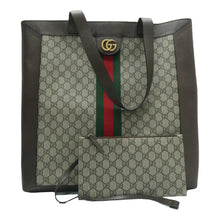 Load image into Gallery viewer, GUCCI Ophidia Canvas Shoulder Bag Brown