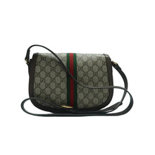 Load image into Gallery viewer, GUCCI Ophidia Leather Shoulder Bag Brown
