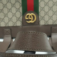 Load image into Gallery viewer, GUCCI Ophidia Canvas Shoulder Bag Brown