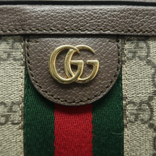 Load image into Gallery viewer, GUCCI Ophidia Canvas Satchel Bag Brown