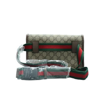 Load image into Gallery viewer, GUCCI Ophidia Canvas Belt Bag Brown