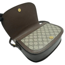 Load image into Gallery viewer, GUCCI Ophidia Leather Shoulder Bag Brown