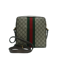 Load image into Gallery viewer, GUCCI Ophidia Canvas Shoulder Bag Brown