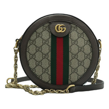 Load image into Gallery viewer, GUCCI Ophidia Canvas Shoulder Bag Brown