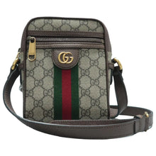 Load image into Gallery viewer, GUCCI Ophidia Canvas Crossbody Bag Brown