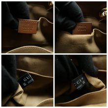 Load image into Gallery viewer, GUCCI Padlock Canvas Shoulder Bag Brown