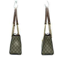 Load image into Gallery viewer, GUCCI Padlock Canvas Shoulder Bag Brown