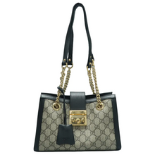 Load image into Gallery viewer, GUCCI Padlock Leather Shoulder Bag Brown