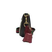 Load image into Gallery viewer, GUCCI Canvas Padlock Floral Shoulder Bag Brown