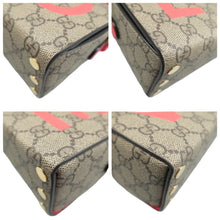 Load image into Gallery viewer, Gucci Padlock Love Valentines Day GG Supreme Monogram Moon Calfskin Shoulder Bag Brown